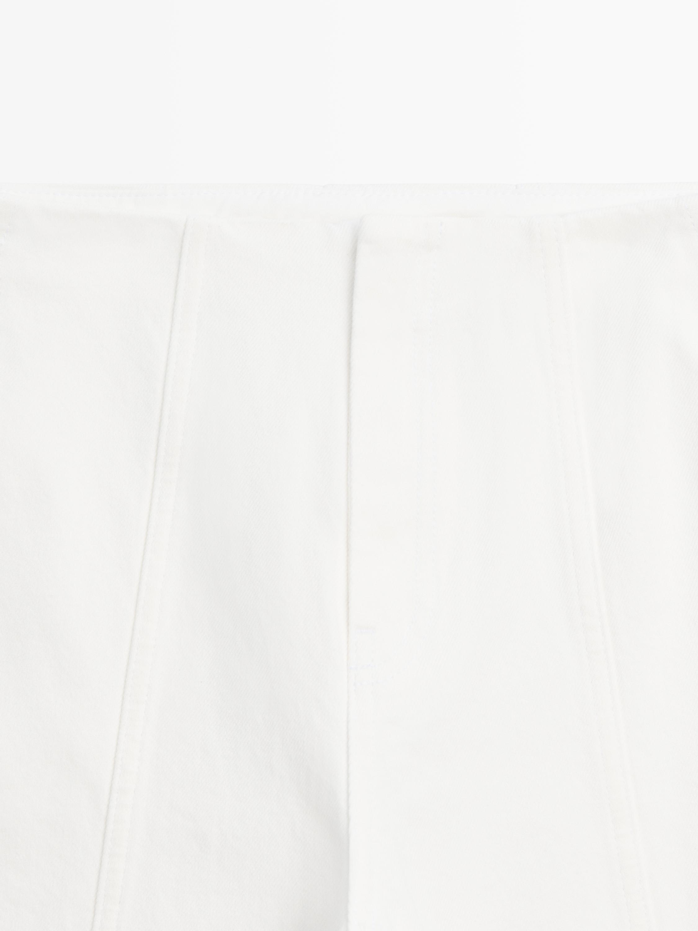 Jean barrel fit coutures apparentes
